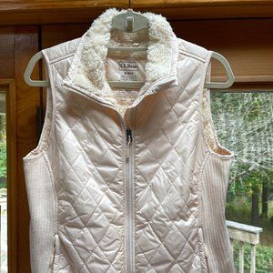 L.L. BEAN Quilted Fleece Lined Vest